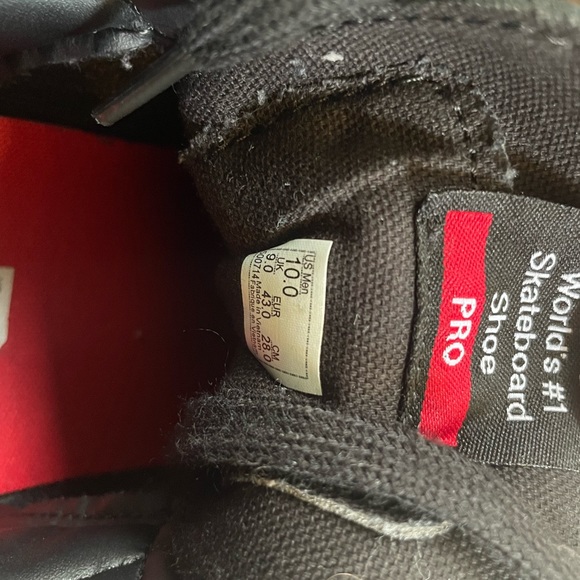 Black Gum Sole Sk8-Hi Pro Vans - Picture 7 of 7